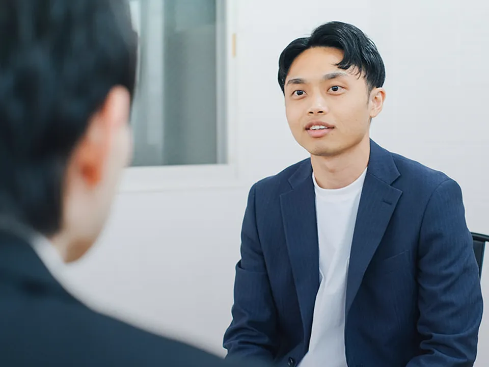 会話している代表取締役