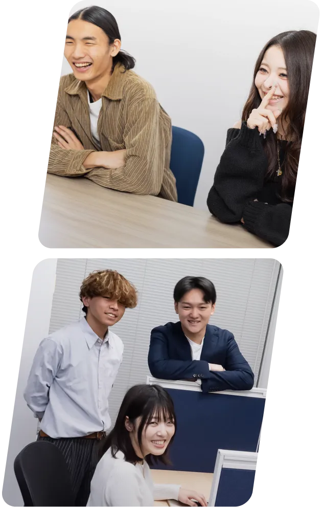 働いている社員たちの様子